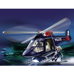 5183-Hélicoptère de police avec projecteur
