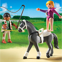 5229-Dresseur de chevaux et voltigeuse 
