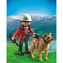 5431 - Sauveteur de Montagne avec chien