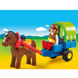 6779-Chariot avec poney 