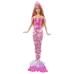 Barbie Sirène Blonde et rose
