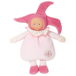 Doudou Lutin Rose Fleur de Coton