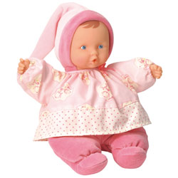 Doudou Babipouce Rose Fleur de Coton