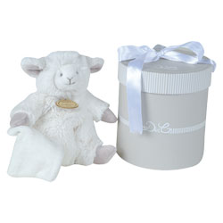 Doudou et cie - Pantin Agneau avec doudou