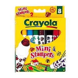 8 feutres Mini-Stampers Animaux