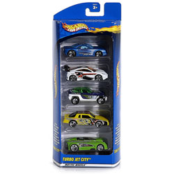 Coffret 5 voitures Hot Wheels