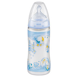 Biberon 300ml en Polypropylène T1M bleu