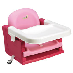 Réhausseur de chaise avec tablette Rose Babymoov