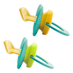 Lot de 2 sucettes 1er âge 