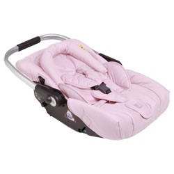 Siège auto coque Groupe 0 "Noir/Rose"