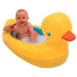 Baignoire canard gonflable