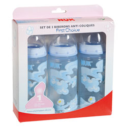 Set de 3 Biberons Anti-Coliques