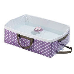 Baignoire pliable rose poudré 