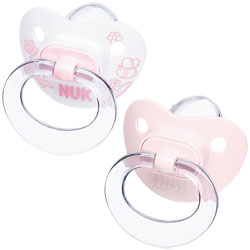 2 Sucettes Taille 1 Rose 