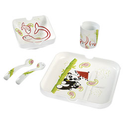 Coffret Repas Mélamine Panda