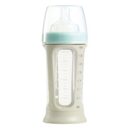 Biberon Biboz 210 ml Taille 1 Bleu Poudré
