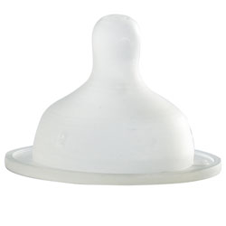 2 tétines silicone Biboz taille 1