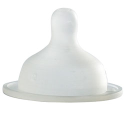 Lot 2 tétines silicones Biboz Taille 2