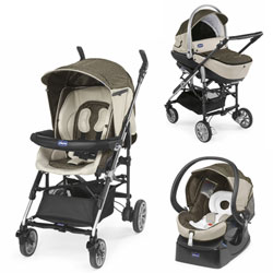 Poussette Trio Living Almond