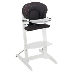 Chaise haute Woodline Poetic Black