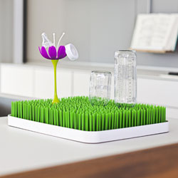 Stem Fleur Egouttoir verte et prune