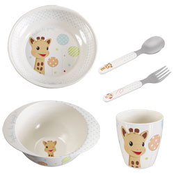 Sophie la Girafe - Set Repas Version Ballons