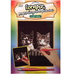 Scraper Cuivre! Panier Chat
