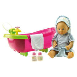 Le bain de bébé