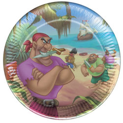 10 Assiettes Pirates