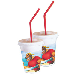King jouet: 6 Gobelets Pirate