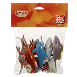 9 figurines aquatiques