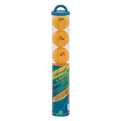 King jouet: 6 Balles de Tennis de Table jaunes