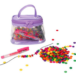 King jouet: Bijoux Colorés + Petit Sac