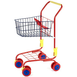 Chariot supermarché métal