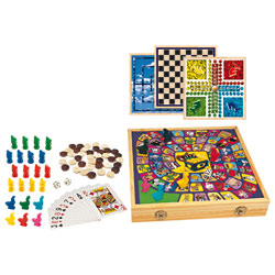 Mallette de 100 jeux en bois