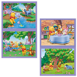Puzzle 2x25Pcs Winnie Ourson