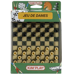 Jeu de dames de voyage