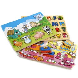 Puzzle d'encastrement en bois