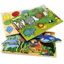 Puzzle encastrement Bois