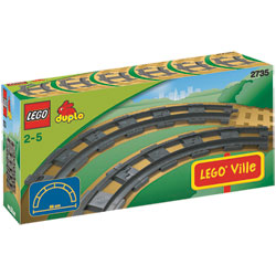 2735-Rails Courbées Duplo