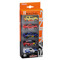 Coffret 5 voitures Rallye