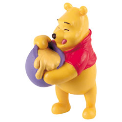 Figurine de Winnie l'ourson et son pot de miel