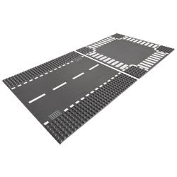 7280-Plaques de route-Ligne droite et carrefour