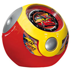 Radio réveil Cars