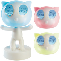 Lampe réveil chat