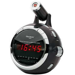 Radio réveil rond