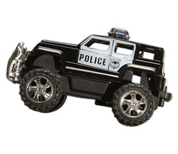 Voiture de police à friction