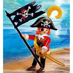 4690-Pirate avec drapeau