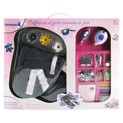 Coffret sac en jean