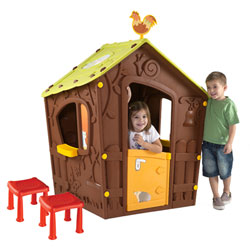 Magic play house + 2 tabourets